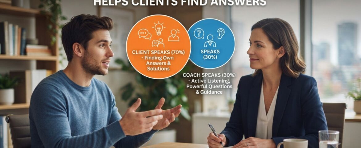 How the 70/30 Rule in Coaching Helps Clients Find Their Own Answers